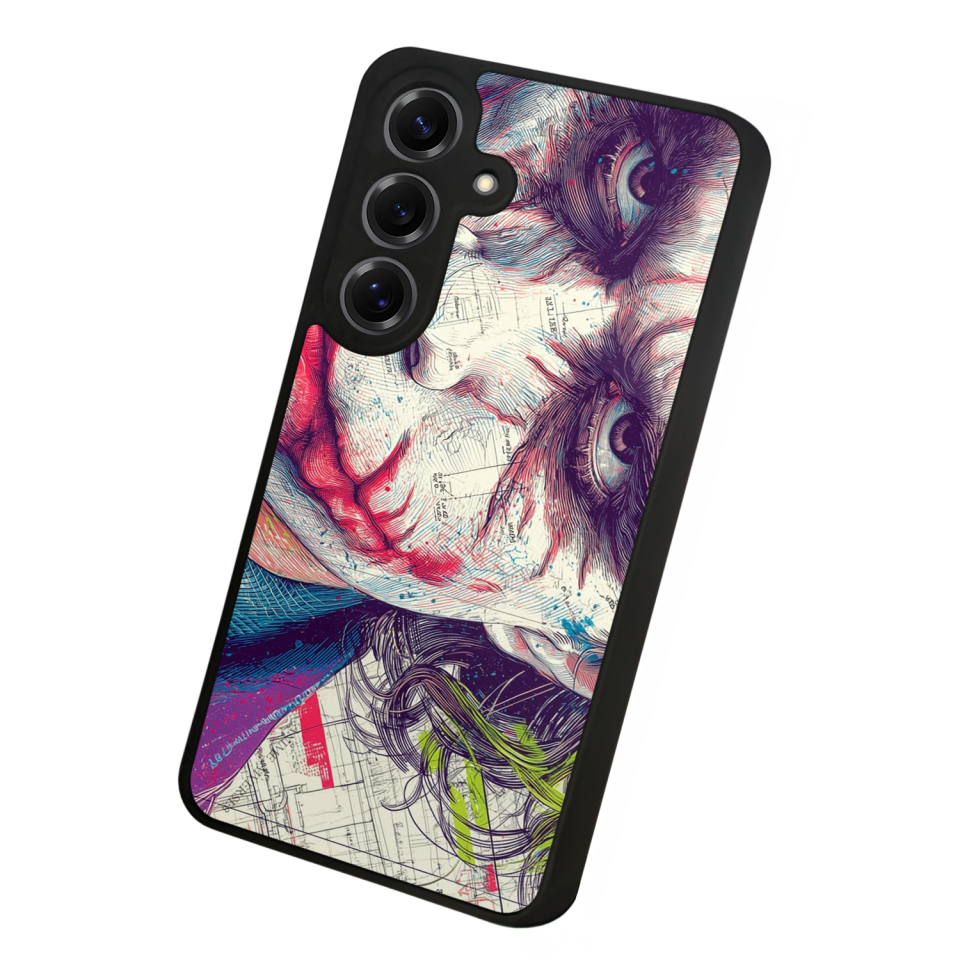 Samsung Galaxy S25 Uyumlu Joker Tasarımlı Glossy Premium Kılıf