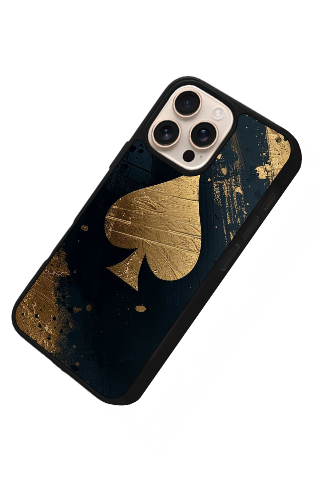 iPhone 15 Pro Max Uyumlu Kart Tasarımlı Glossy Premium Kılıf