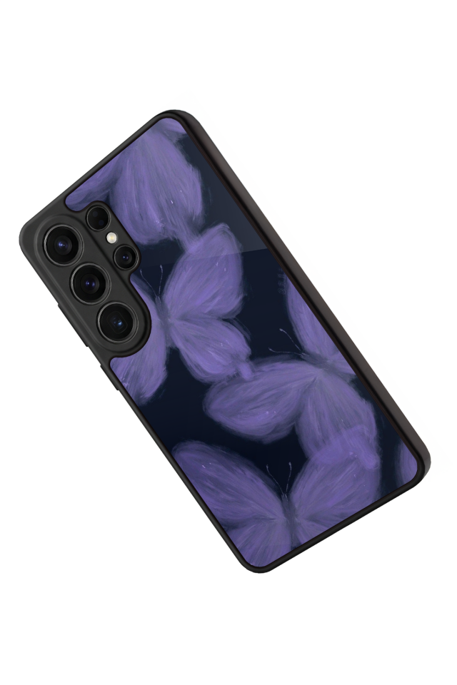 Samsung Galaxy S26 Ultra Uyumlu Kelebek Tasarımlı Glossy Premium Kılıf