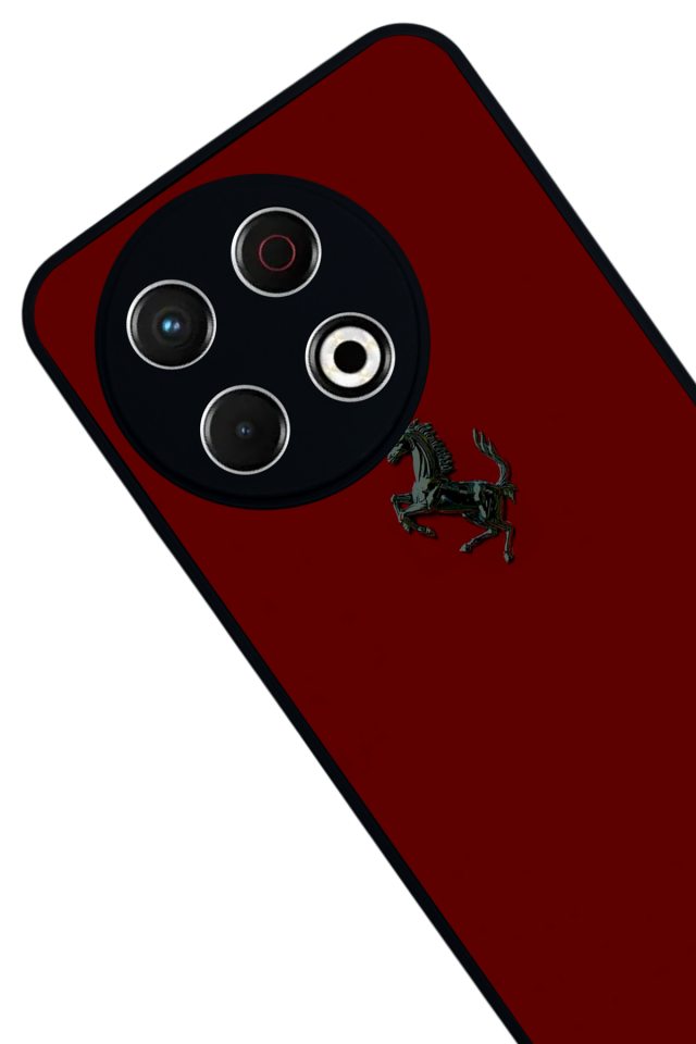 Tecno Spark 30 Pro Uyumlu Kirmizi Tasarımlı Glossy Premium Kılıf