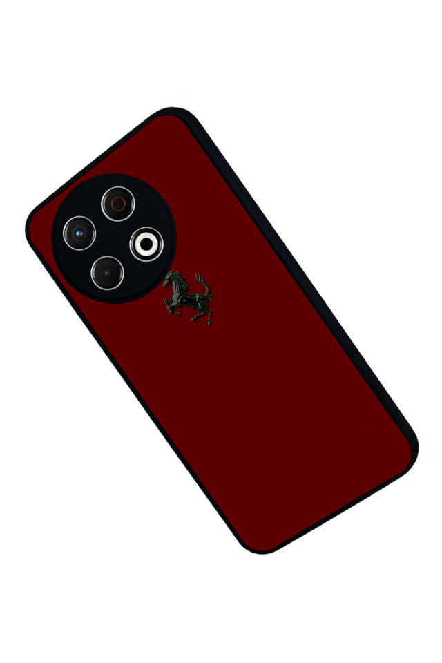 Tecno Spark 30 Pro Uyumlu Kirmizi Tasarımlı Glossy Premium Kılıf