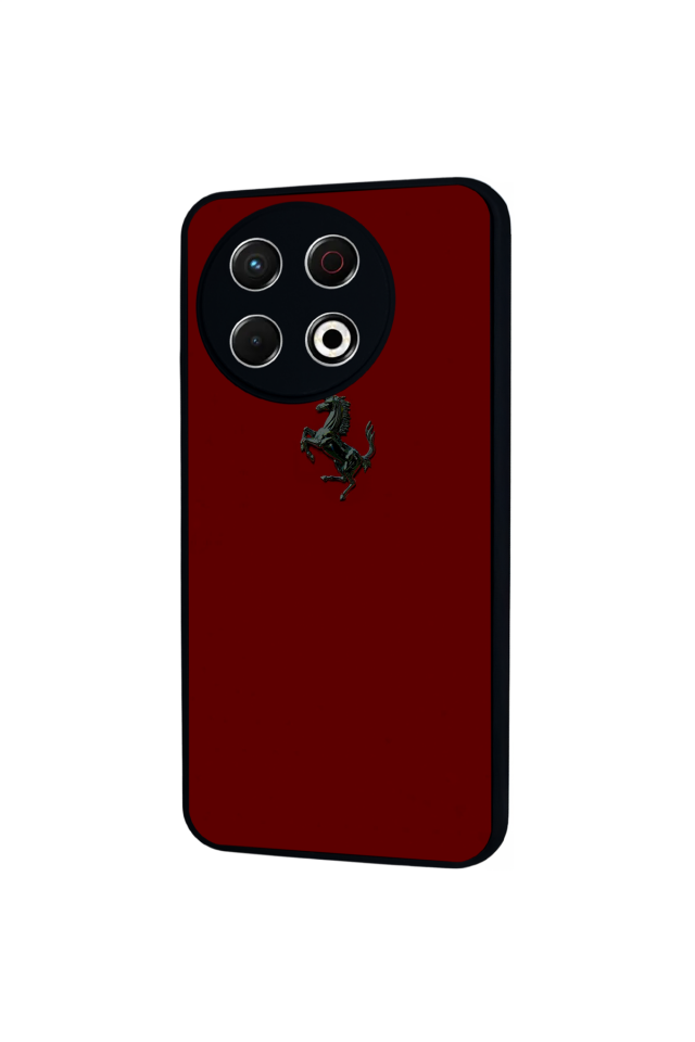 Tecno Spark 30 Pro Uyumlu Kirmizi Tasarımlı Glossy Premium Kılıf