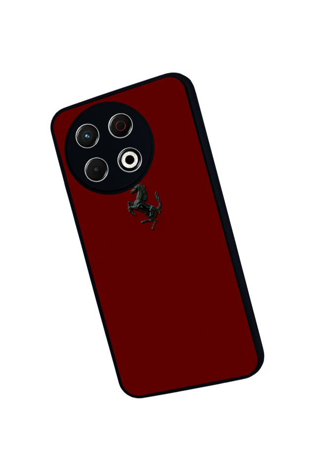 Tecno Spark 30 Pro Uyumlu Kirmizi Tasarımlı Glossy Premium Kılıf