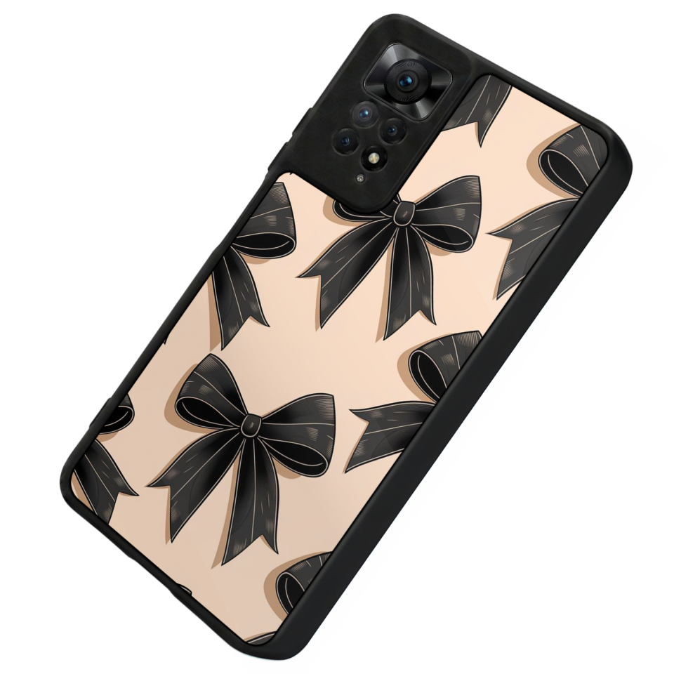 Xiaomi Redmi Note 11 Pro Uyumlu Kurdele Tasarımlı Glossy Premium Kılıf