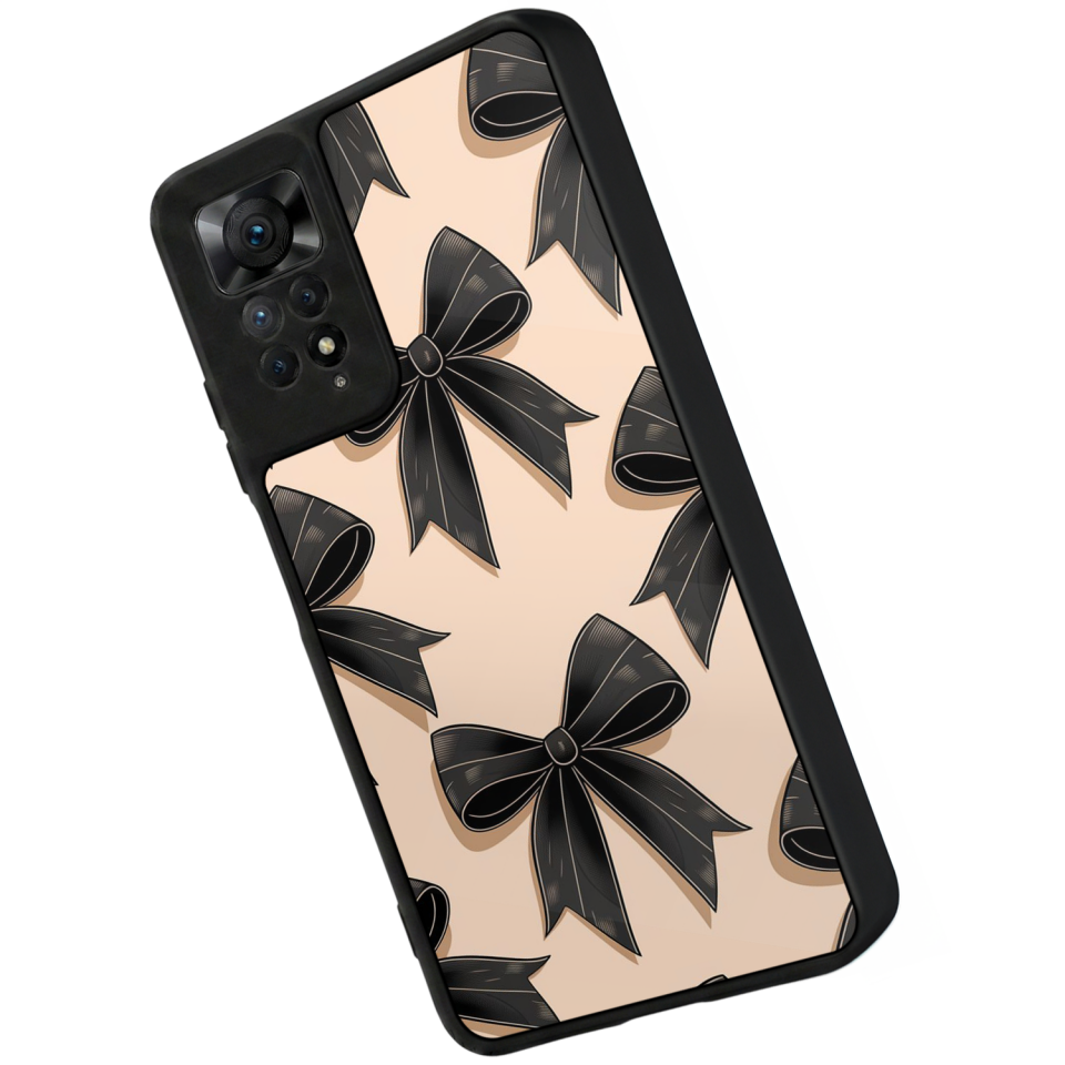 Xiaomi Redmi Note 11 Pro Uyumlu Kurdele Tasarımlı Glossy Premium Kılıf