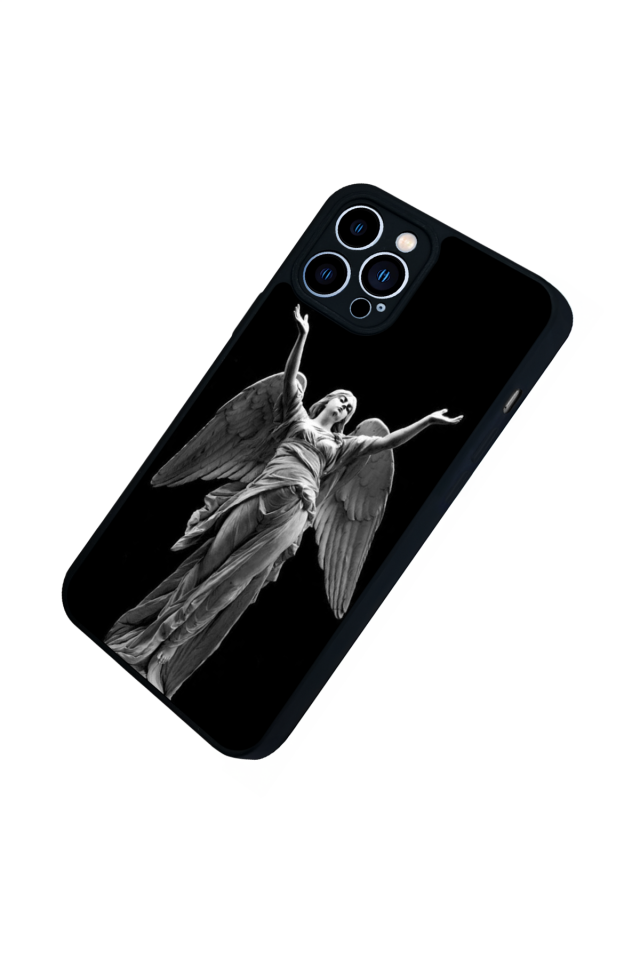 iPhone 13 Pro Max Uyumlu Melek Tasarımlı Glossy Premium Kılıf