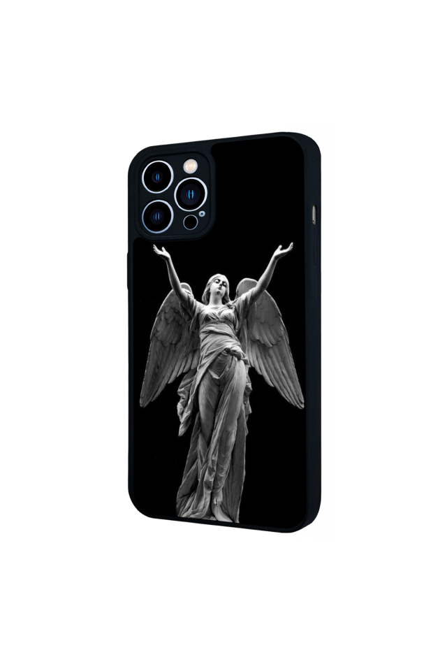 iPhone 13 Pro Max Uyumlu Melek Tasarımlı Glossy Premium Kılıf