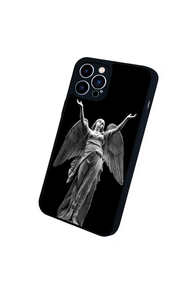 iPhone 13 Pro Max Uyumlu Melek Tasarımlı Glossy Premium Kılıf