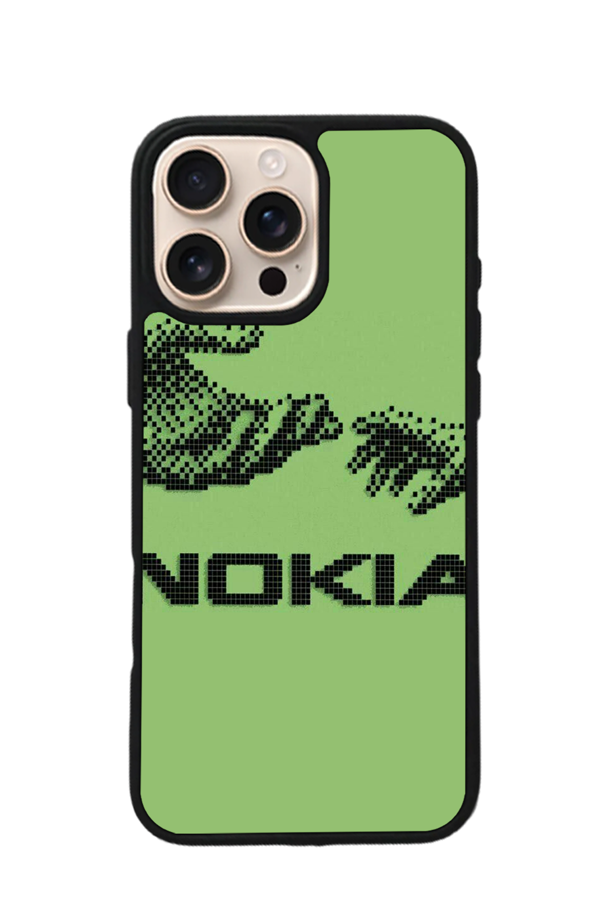 iPhone 16 Pro Uyumlu Nokia Tasarımlı Glossy Premium Kılıf