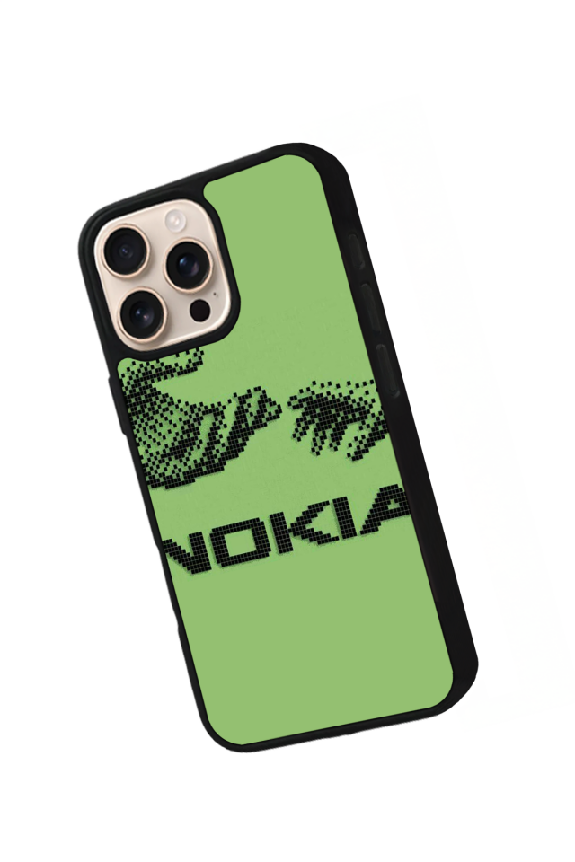 iPhone 16 Pro Uyumlu Nokia Tasarımlı Glossy Premium Kılıf