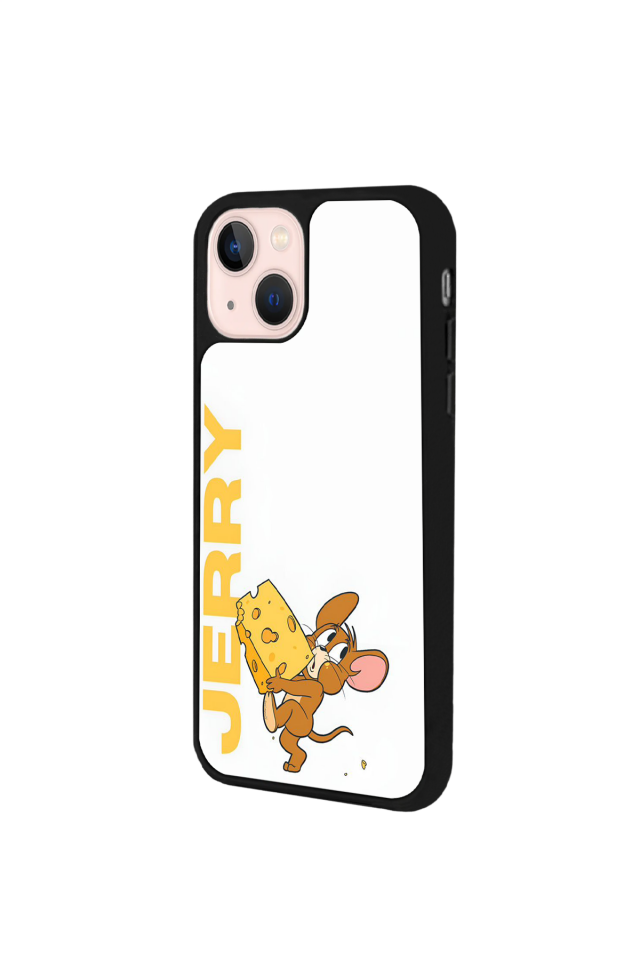 iPhone 13 Mini Uyumlu Tom And Jerry Tasarımlı Glossy Premium Kılıf