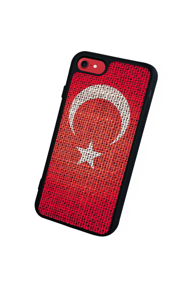 iPhone 7 Uyumlu Türk Bayragi Tasarımlı Glossy Premium Kılıf