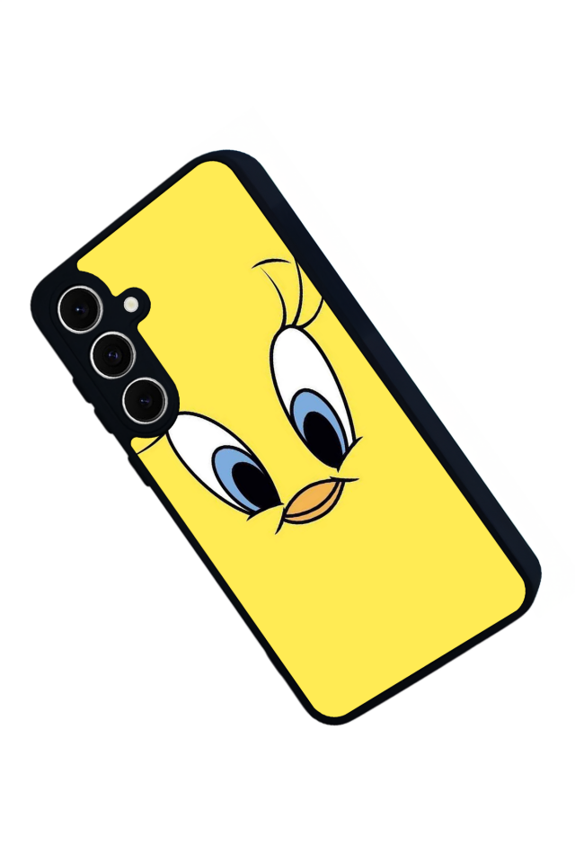 Samsung Galaxy S24 FE Uyumlu Tweety Tasarımlı Glossy Premium Kılıf
