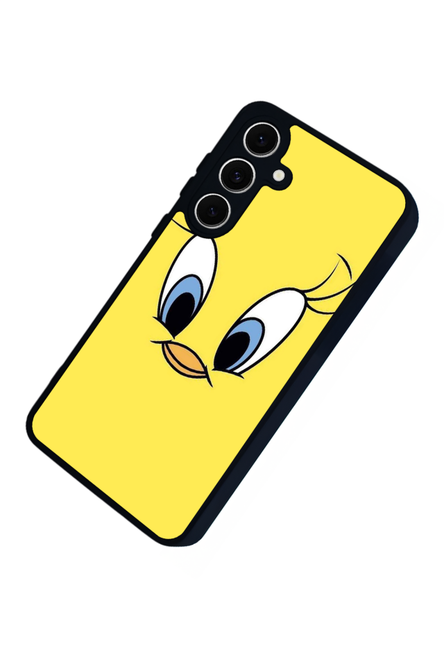 Samsung Galaxy S24 FE Uyumlu Tweety Tasarımlı Glossy Premium Kılıf