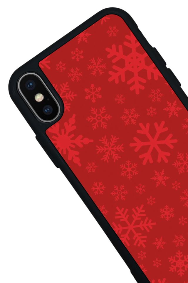 iPhone XS Max Uyumlu Yilbasi Christmas Tasarımlı Glossy Premium Kılıf