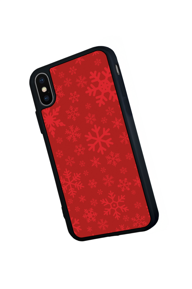 iPhone XS Max Uyumlu Yilbasi Christmas Tasarımlı Glossy Premium Kılıf