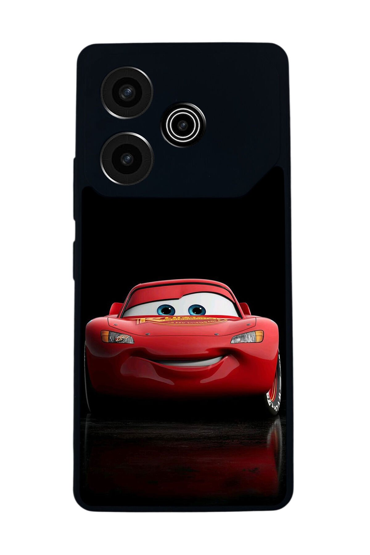 Tecno Pova 6 Uyumlu Şimsek McQueen Tasarımlı Glossy Premium Kılıf