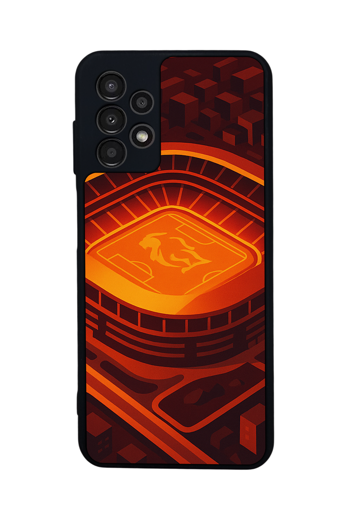 Samsung Galaxy A23 Uyumlu Aslan Tasarımlı Glossy Premium Kılıf