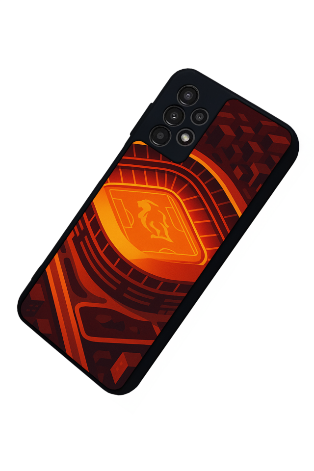 Samsung Galaxy A23 Uyumlu Aslan Tasarımlı Glossy Premium Kılıf