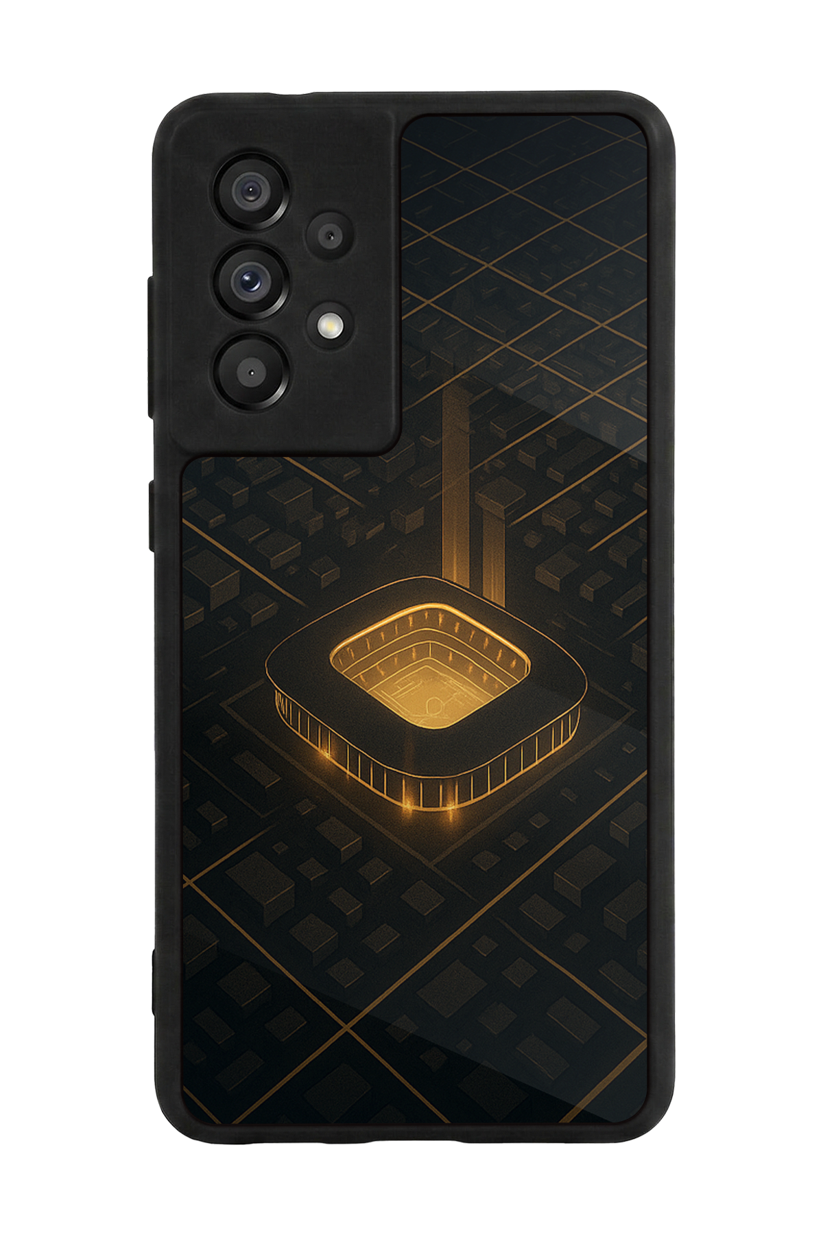 Samsung Galaxy A73 Uyumlu Aslan Tasarımlı Glossy Premium Kılıf