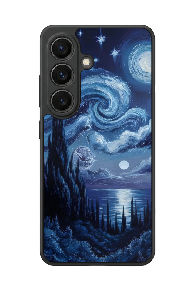 Samsung Galaxy S26 Uyumlu Ay Tasarımlı Glossy Premium Kılıf