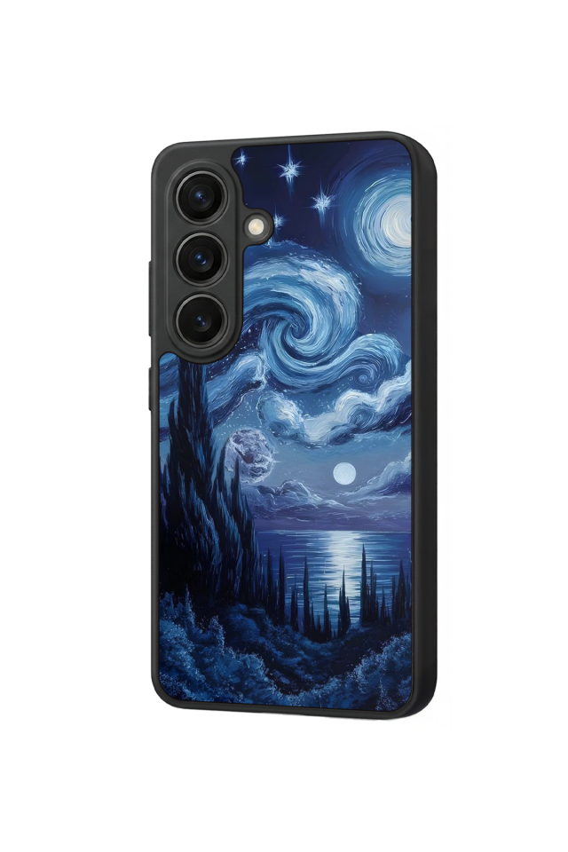 Samsung Galaxy S26 Uyumlu Ay Tasarımlı Glossy Premium Kılıf