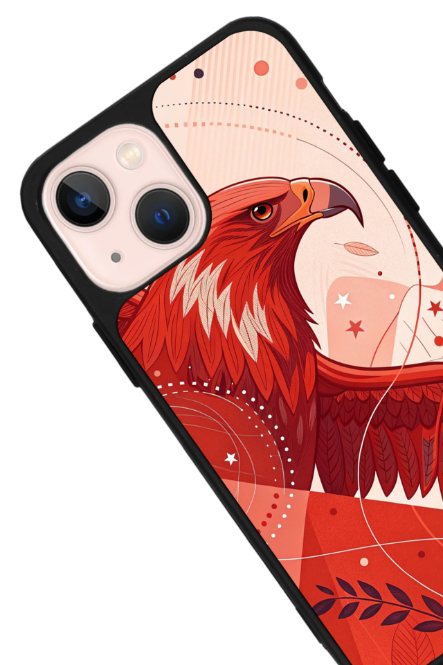 iPhone 15 Uyumlu Besiktas Tasarımlı Glossy Premium Kılıf