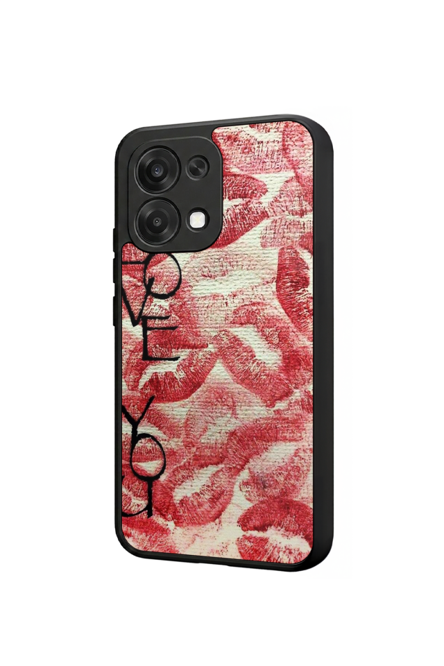 Oppo A6 Pro Uyumlu Dudak Tasarımlı Glossy Premium Kılıf