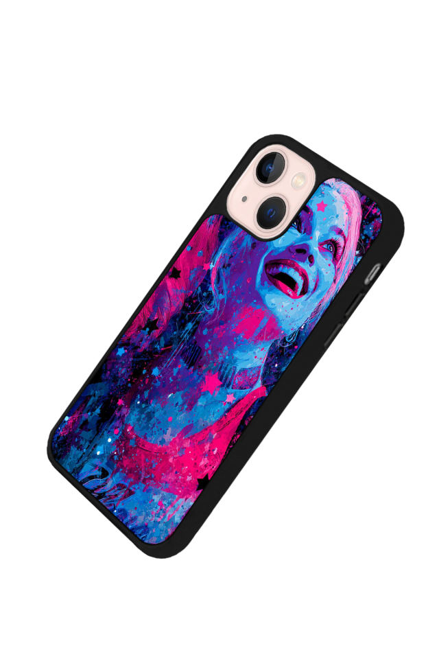 iPhone 14 Plus Uyumlu HarleyQueen Tasarımlı Glossy Premium Kılıf