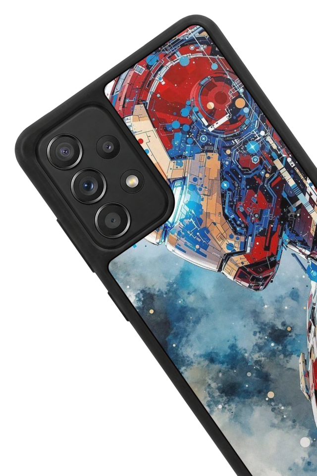 Samsung Galaxy A72 Uyumlu Iron Man ( Demir Adam ) Tasarımlı Glossy Premium Kılıf