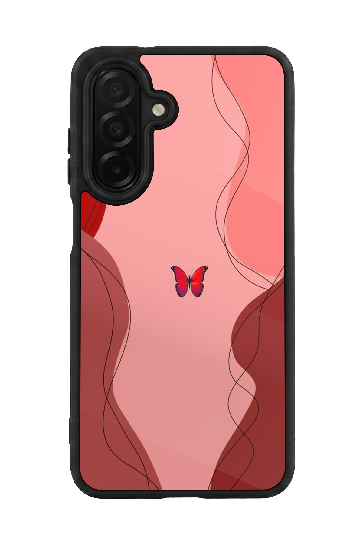 Samsung Galaxy A26 Uyumlu Kelebek Tasarımlı Glossy Premium Kılıf