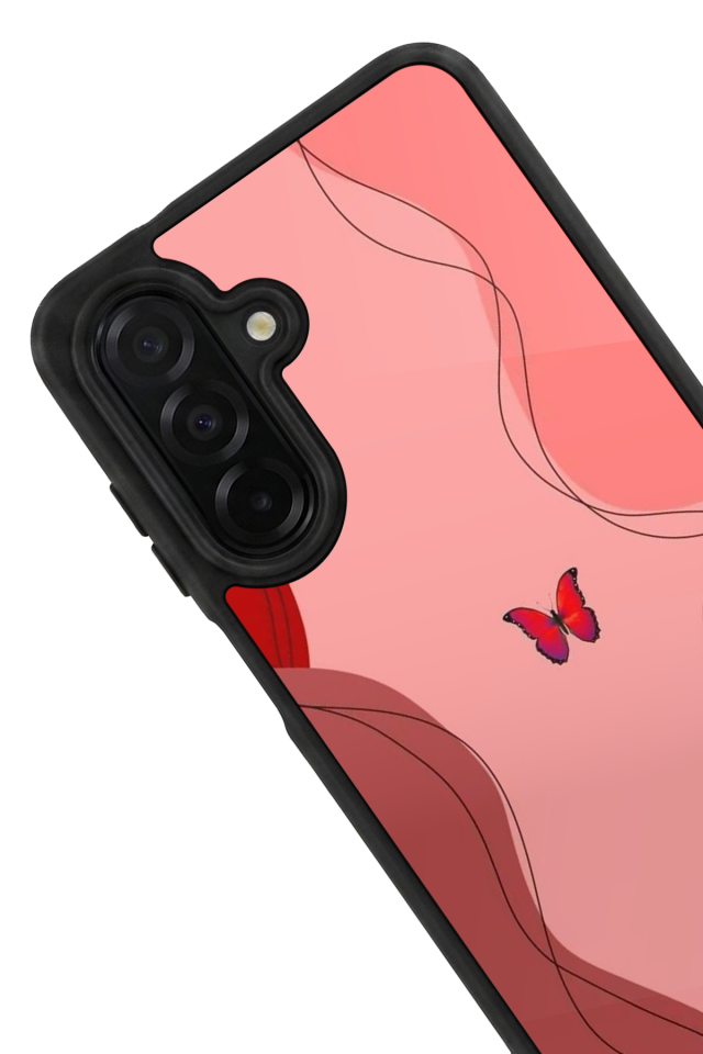 Samsung Galaxy A26 Uyumlu Kelebek Tasarımlı Glossy Premium Kılıf