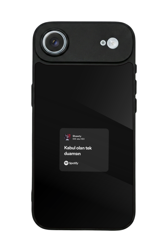 iPhone 17 Air Uyumlu Sarki Sozleri Tasarımlı Glossy Premium Kılıf