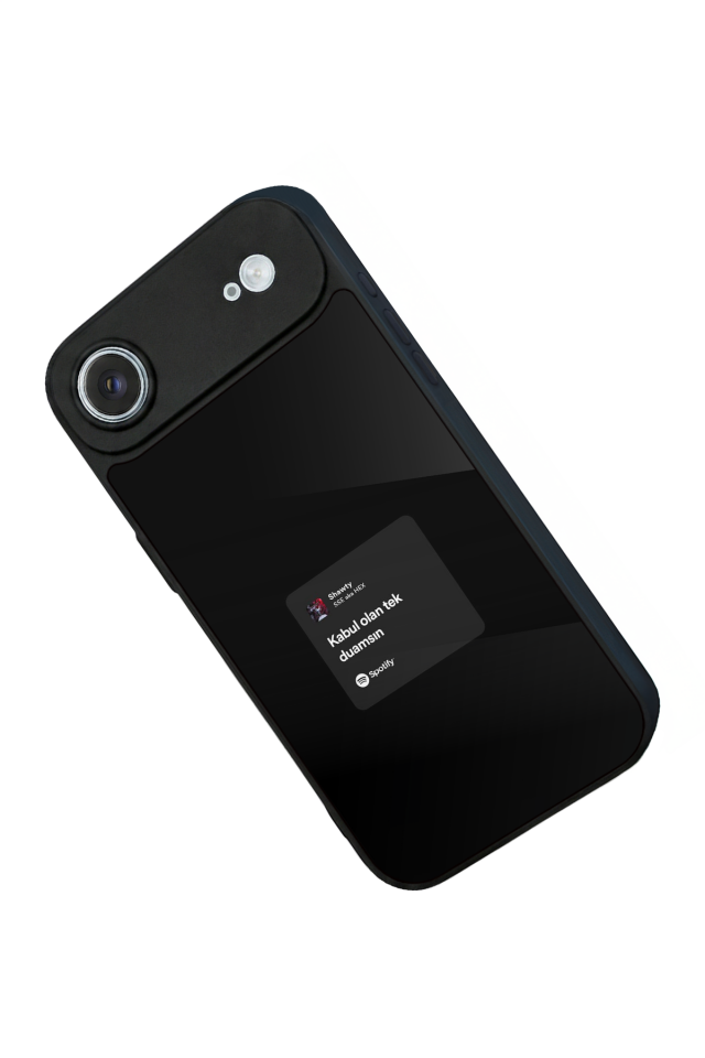 iPhone 17 Air Uyumlu Sarki Sozleri Tasarımlı Glossy Premium Kılıf