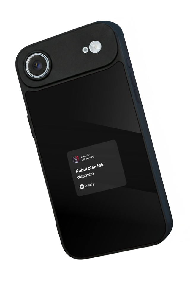iPhone 17 Air Uyumlu Sarki Sozleri Tasarımlı Glossy Premium Kılıf