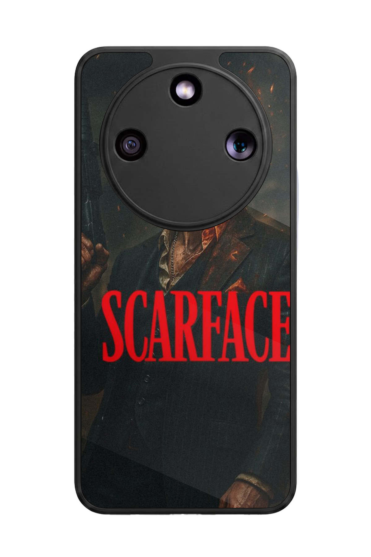 Honor Magic 8 Lite Uyumlu Scarface Tasarımlı Glossy Premium Kılıf