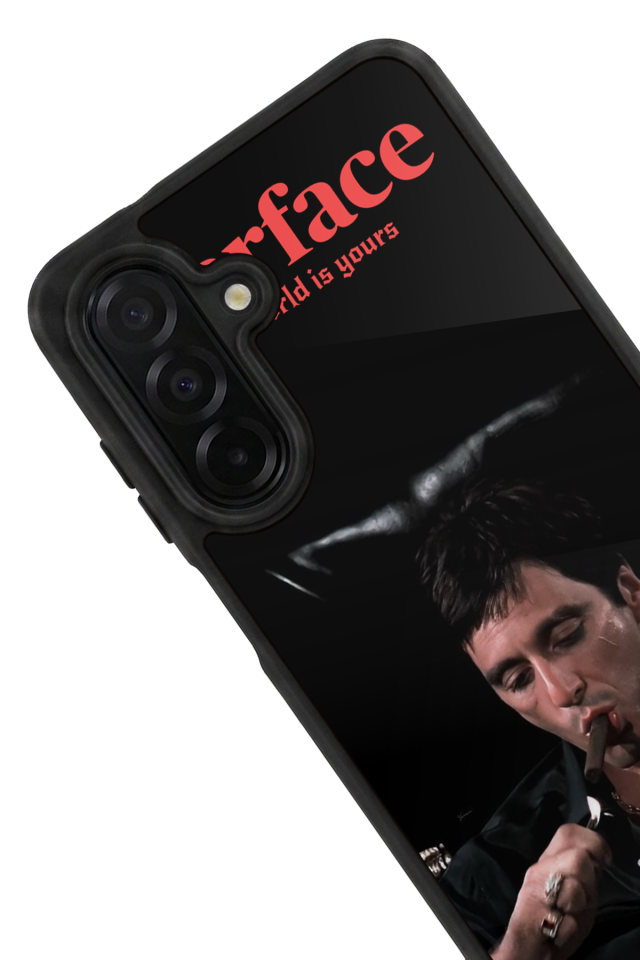 Samsung Galaxy A36 Uyumlu Scarface Tasarımlı Glossy Premium Kılıf