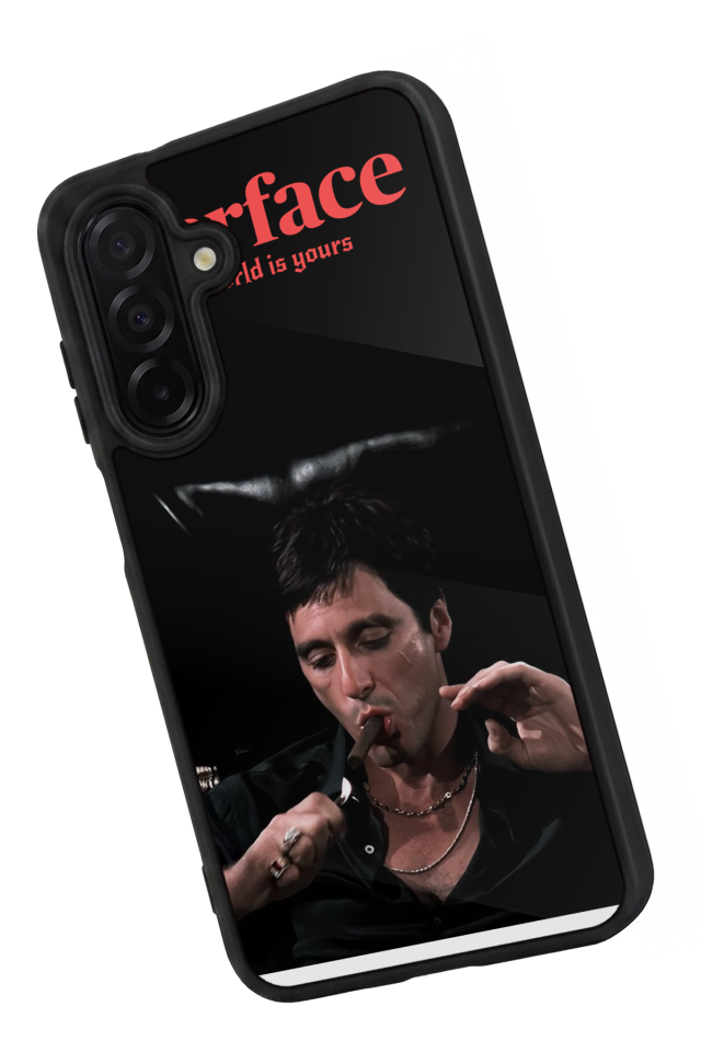 Samsung Galaxy A36 Uyumlu Scarface Tasarımlı Glossy Premium Kılıf