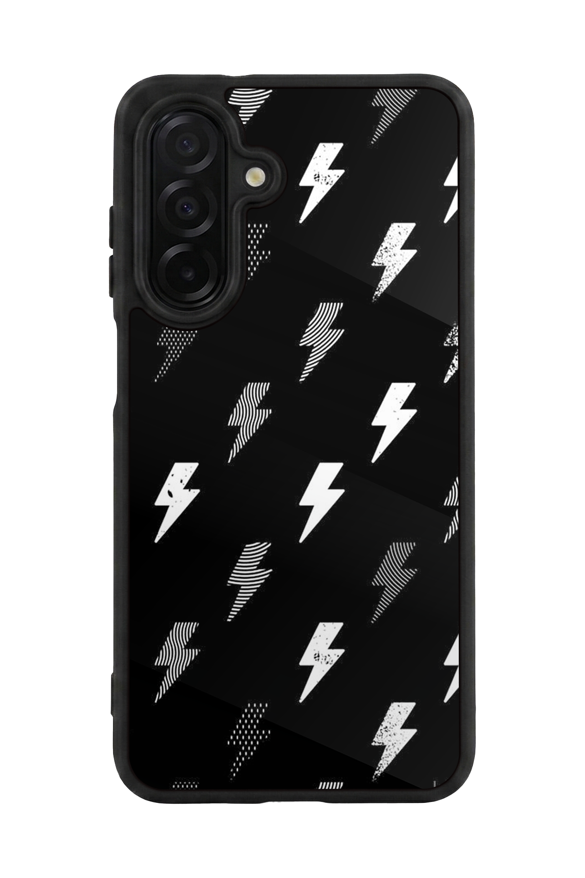 Samsung Galaxy A36 Uyumlu Simsek Tasarımlı Glossy Premium Kılıf