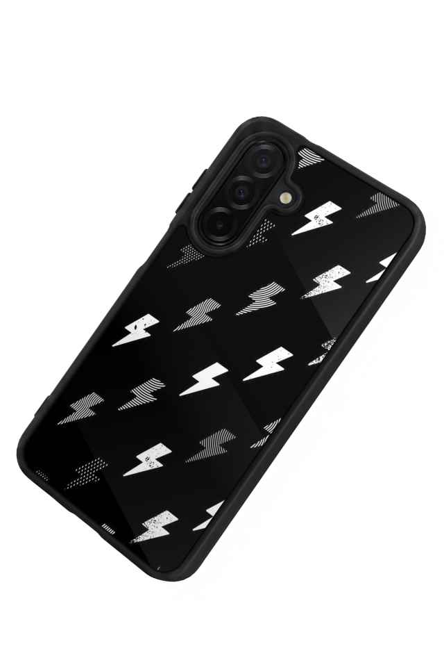 Samsung Galaxy A36 Uyumlu Simsek Tasarımlı Glossy Premium Kılıf