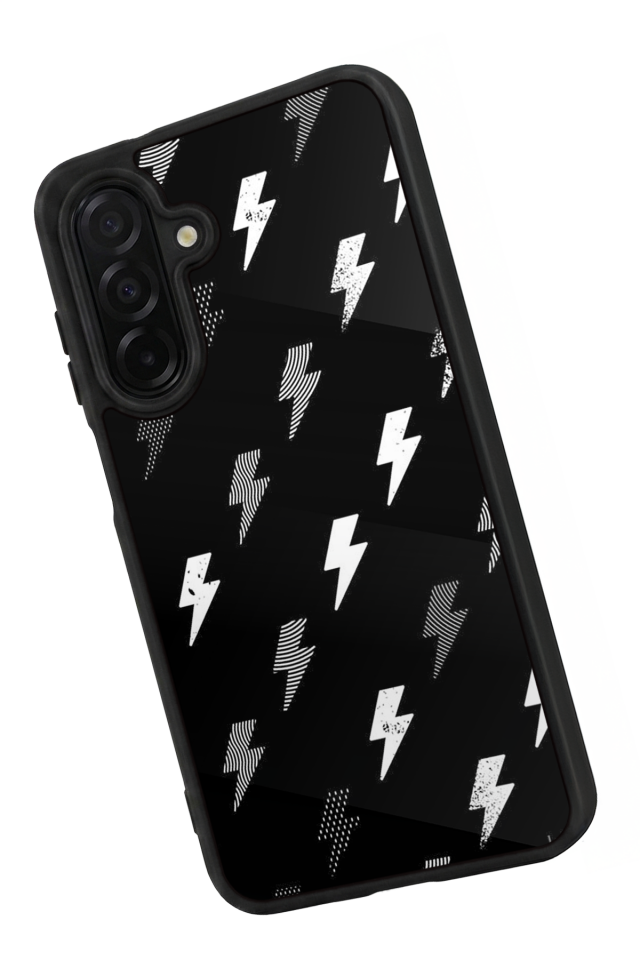 Samsung Galaxy A36 Uyumlu Simsek Tasarımlı Glossy Premium Kılıf