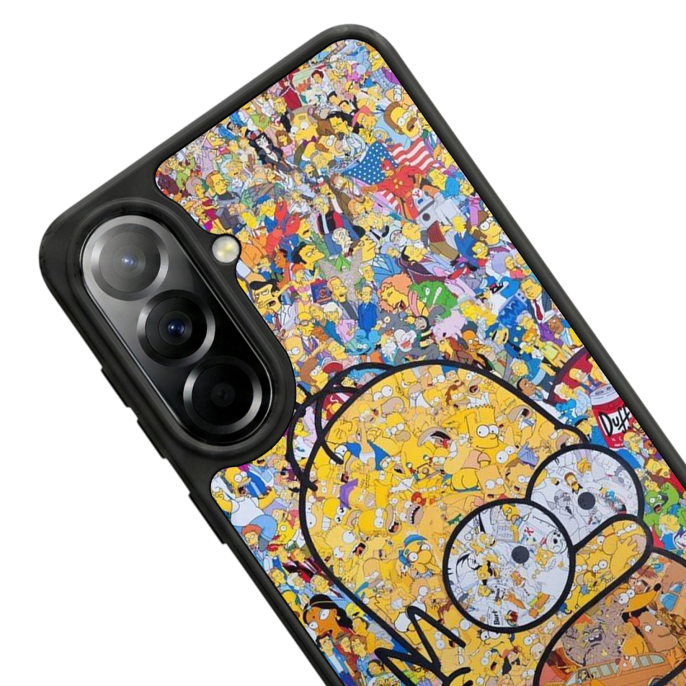 Samsung Galaxy A37 Uyumlu The Simpsons Tasarımlı Glossy Premium Kılıf