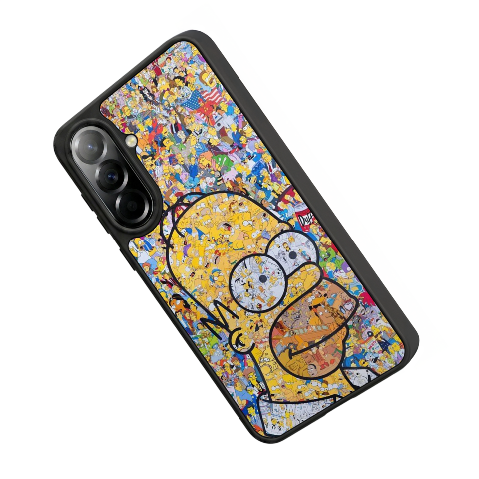 Samsung Galaxy A37 Uyumlu The Simpsons Tasarımlı Glossy Premium Kılıf