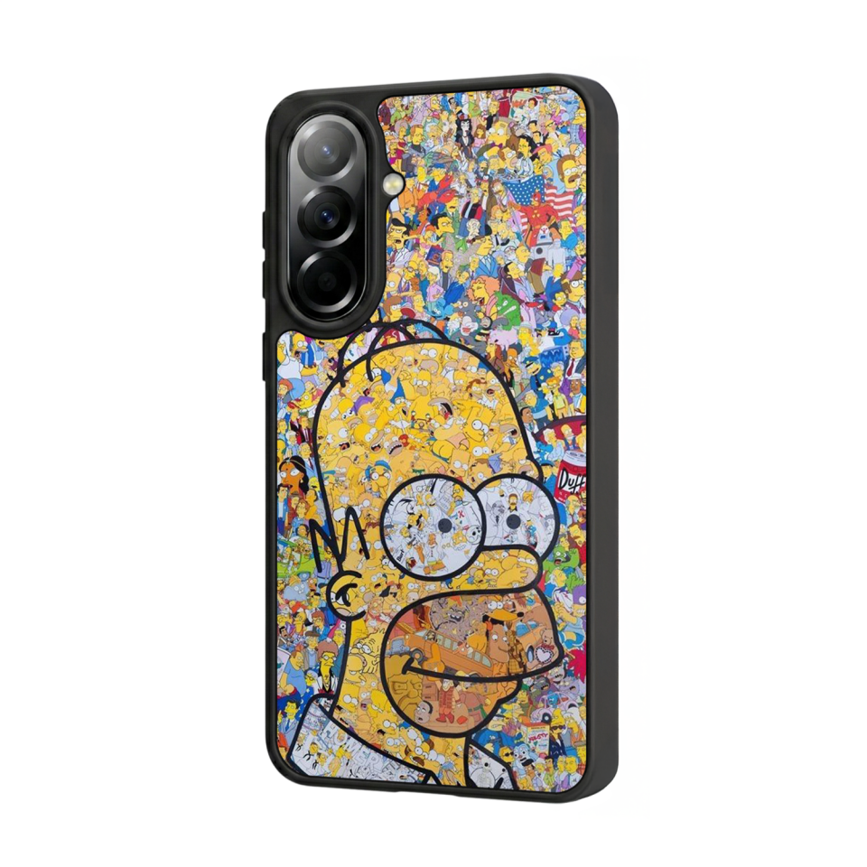 Samsung Galaxy A37 Uyumlu The Simpsons Tasarımlı Glossy Premium Kılıf