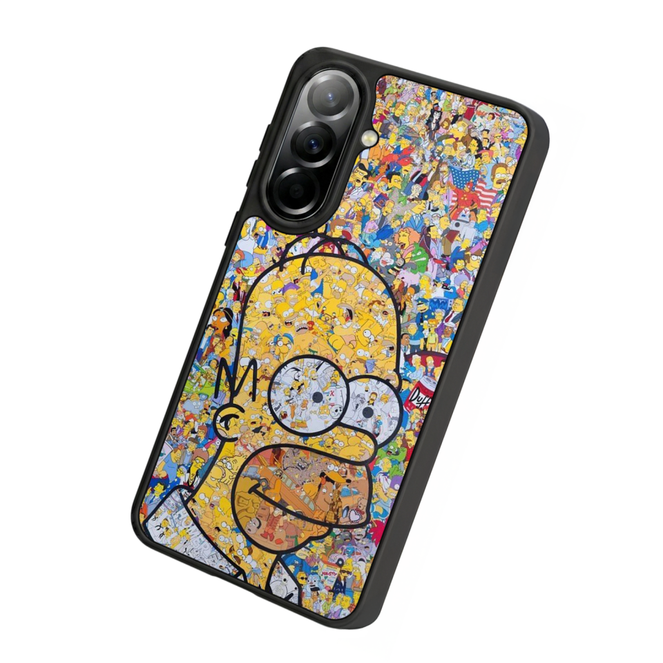 Samsung Galaxy A37 Uyumlu The Simpsons Tasarımlı Glossy Premium Kılıf