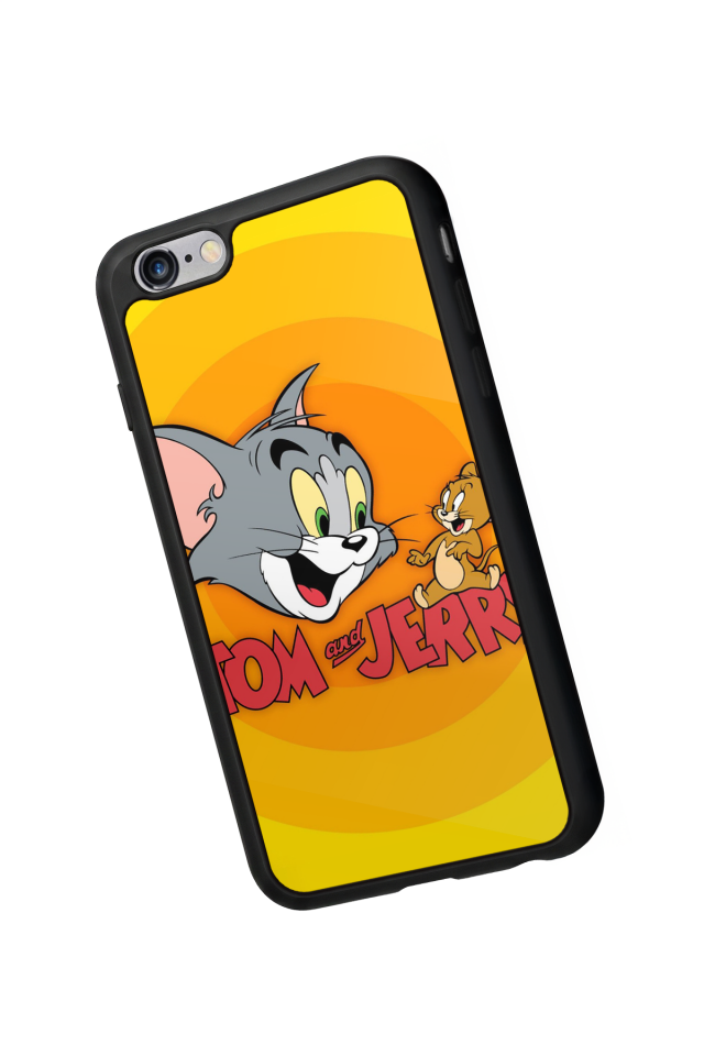 iPhone 6 Plus Uyumlu Tom And Jerry Tasarımlı Glossy Premium Kılıf
