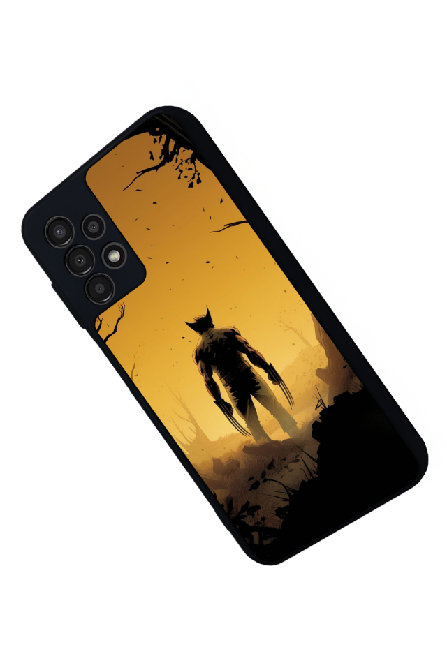 Samsung Galaxy A23 Uyumlu Wolverine Tasarımlı Glossy Premium Kılıf