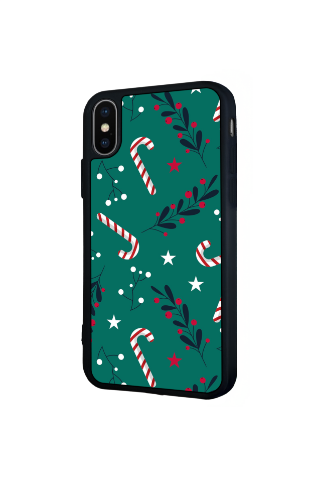 iPhone XS Max Uyumlu Yilbasi Christmas Tasarımlı Glossy Premium Kılıf