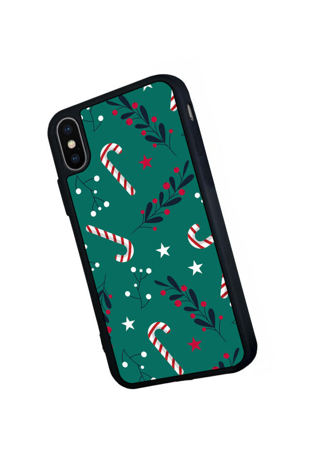iPhone XS Max Uyumlu Yilbasi Christmas Tasarımlı Glossy Premium Kılıf