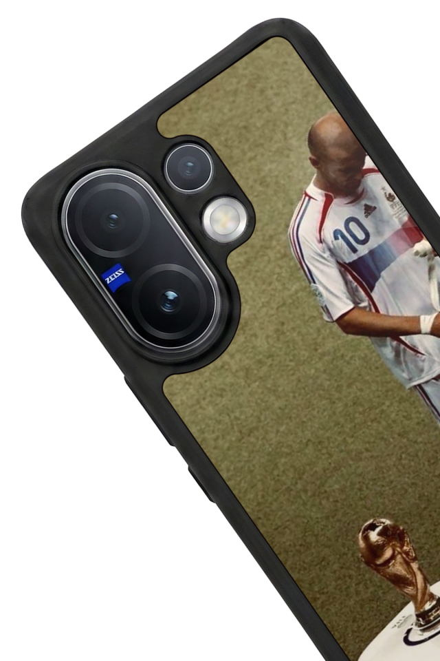 Vivo V60 Uyumlu Zidane Tasarımlı Glossy Premium Kılıf